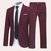 Men's Suit Two-Piece Set with Modern Cut – Formal Business Attire in Classic Fit 3