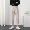 Men’s Tailored Trousers with Front Pleats and Side Pockets