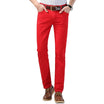 Men’s Trousers with Straight-Leg Cut and Side Pockets