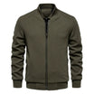 Men’s Zip-Up Cardigan with Waffle Texture