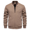 Men’s Zip-Up Cardigan with Waffle Texture