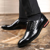 Mens Oxford Shoes with Side Lace Design and Comfortable Insoles – Genuine Leather Dress Shoes 3