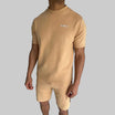 Men’s Two-Piece Set with Crew Neck T-Shirt and Shorts