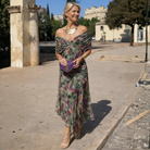 Off Shoulder Maxi Dress with Sculpted Bodice and Mermaid Silhouette – Elegant Formal Wear 4
