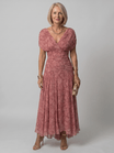 Off Shoulder Midi Dress with Draped Neckline – Lightweight Summer Dress for Wedding Guests and Cocktail Events 8