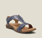 Orthopedic sandals featuring arch support and adjustable straps for everyday comfort, available in black and sizes 4-11 US. 1