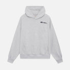Oversized hoodie featuring a stylish graphic design, made from heavyweight cotton-blend fleece, showcasing modern streetwear style with a convenient kangaroo pocket. 3