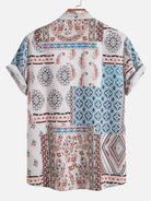 Shirt and Shorts Set with Unique Scarf Print Design, Comfortable Fit, Machine Washable – Casual Beachwear 5