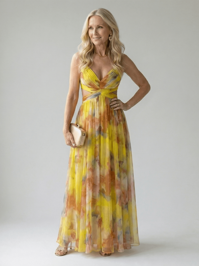 Soft Wrap Maxi Dress with Flowing Skirt – Lightweight Sleeveless Design – Casual Summer Style 3