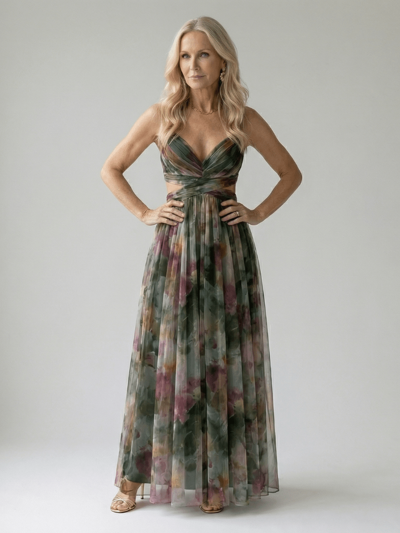 Soft Wrap Maxi Dress with Flowing Skirt – Lightweight Sleeveless Design – Casual Summer Style 8