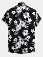 Tropical Floral Print Shirt and Swim Shorts Set – Quick Dry Polyester – Unique Pattern Design 5