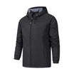 Unisex Windbreaker Jacket with Hood and Zip Closure