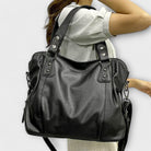 Vegan Leather Shoulder Bag with Adjustable Strap – Large Capacity Women's Tote for Everyday Use 1