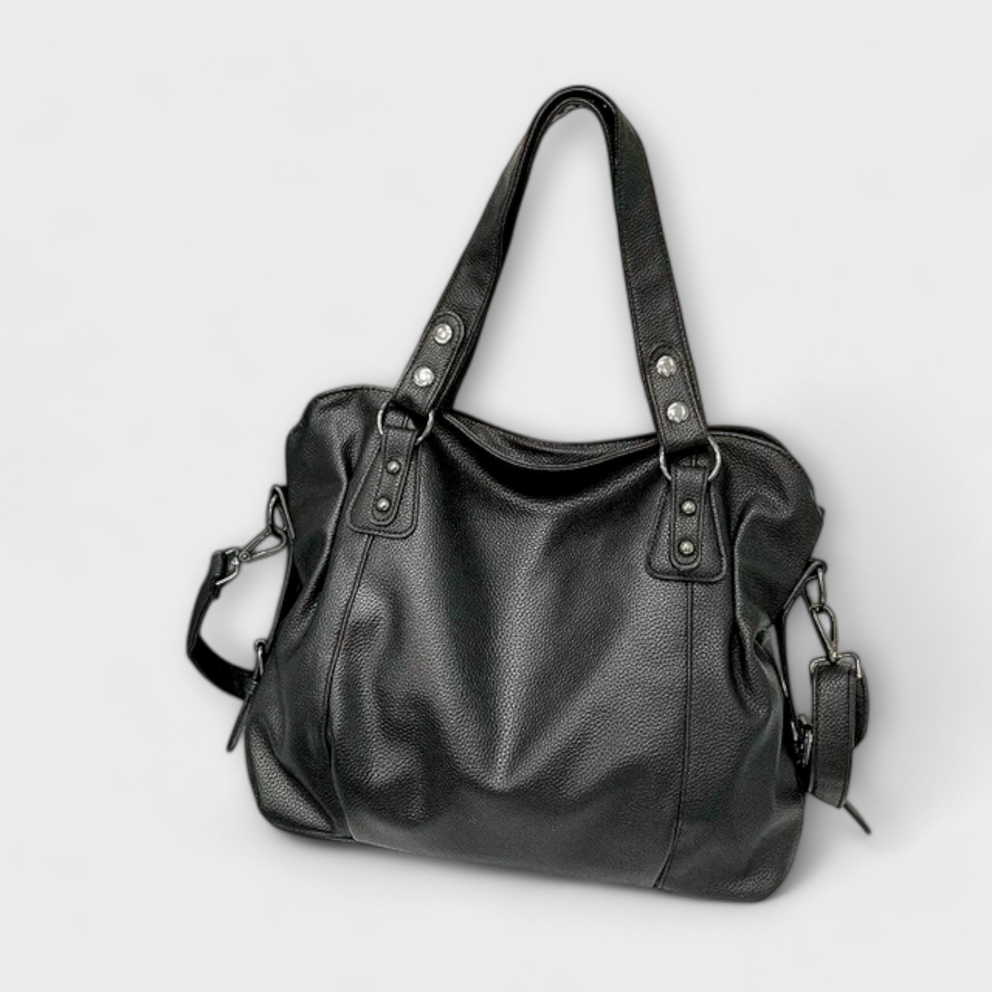 Vegan Leather Shoulder Bag with Adjustable Strap – Large Capacity Women's Tote for Everyday Use 5