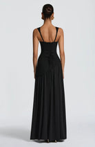 Women's A-Line Maxi Dress with Fitted Waist and Sleeveless Design – Elegant Summer Formal Dress 4