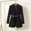Women’s Blazer with Long Sleeves and Belt