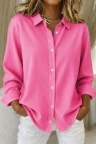 Women's Blouse with Button Closure – Minimalist Summer Top for Effortless Style 0