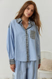 Women’s Checked Pyjama Set with Long Sleeves
