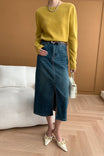 Women's Fine Knit Wool Crew Neck Jumper