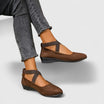 Women's Flats with Cross Straps for Comfort – Minimalist Design Flat Shoes for Everyday Wear 2