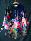 Women's Floral Blouse with Pocket and Loose Fit – Vibrant Summer Top for Women 10