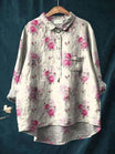 Women's Floral Blouse with Pocket and Loose Fit – Vibrant Summer Top for Women 11