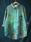 Women's Floral Blouse with Pocket and Loose Fit – Vibrant Summer Top for Women 12