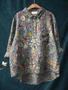 Women's Floral Blouse with Pocket and Loose Fit – Vibrant Summer Top for Women 3