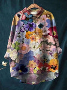 Women's Floral Blouse with Pocket and Loose Fit – Vibrant Summer Top for Women 8