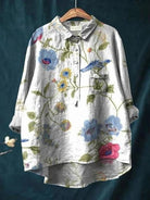 Women's Floral Blouse with Pocket and Loose Fit – Vibrant Summer Top for Women 9
