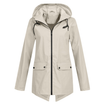 Women’s Hooded Rain Jacket with Zip Closure