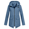 Women’s Hooded Rain Jacket with Zip Closure