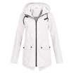 Women’s Hooded Rain Jacket with Zip Closure