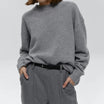 Women’s Jumper with Ribbed Crew Neckline