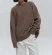 Women’s Jumper with Ribbed Crew Neckline