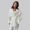 Women’s Knitted Cardigan with Tie Belt