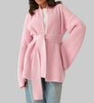 Women’s Knitted Cardigan with Tie Belt