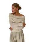 Women’s Off-Shoulder Long Sleeve Jumper