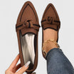 Women's Orthopedic Loafers with Pointed Toe and Button Detail – Comfortable Slip-On Summer Footwear 2