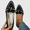 Women's Orthopedic Loafers with Pointed Toe and Button Detail – Comfortable Slip-On Summer Footwear 3