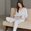 Women’s Pyjama Set with Long Sleeves and Button Closure