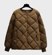 Women’s Quilted Jacket with Button Closure