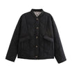 Women’s Quilted Jacket with Printed Lining