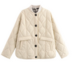 Women’s Quilted Jacket with Printed Lining