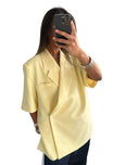 Women’s Short-Sleeve Blazer with Lapels