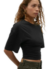 Women's Short Sleeve Fitted Round Neck Top