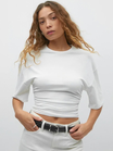 Women's Short Sleeve Fitted Round Neck Top