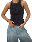 Women’s Sleeveless Tank Top with Round Neckline