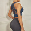 Women’s Sports Bra with Mesh Front Panel