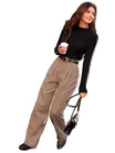 Women's Straight Fit Plaid Pants
